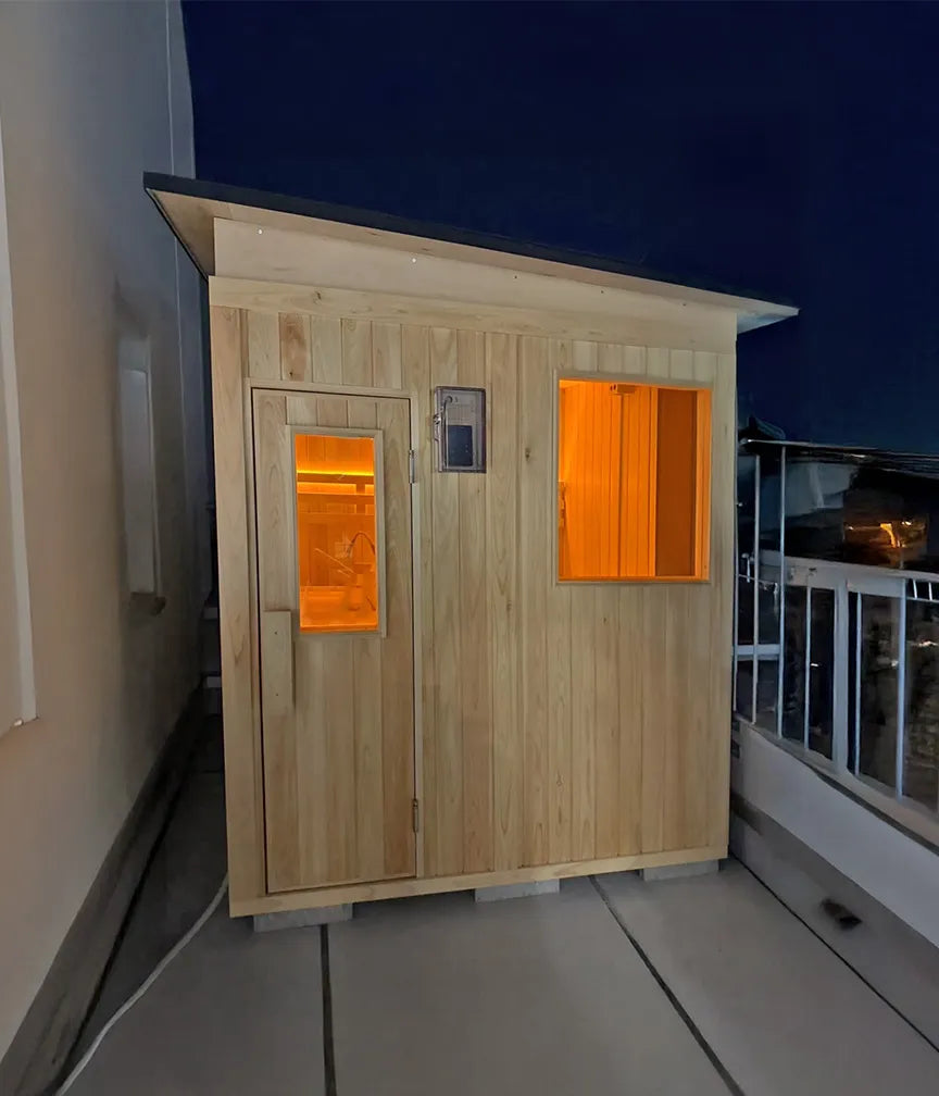 MySauna ボックスタイプ3-4人用（屋外用）